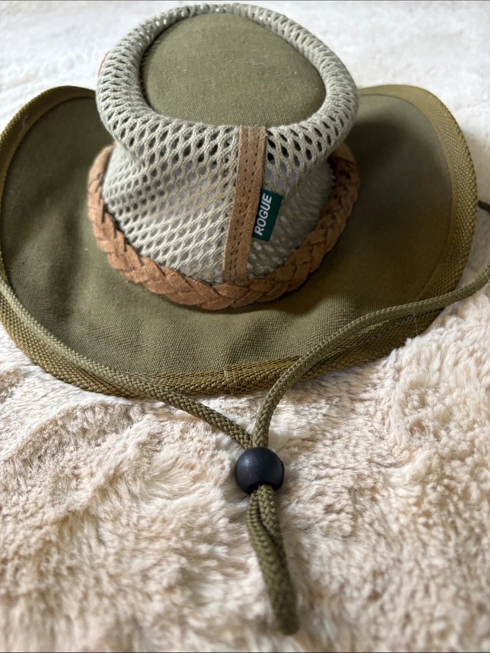 ROGUE AIRHEAD HAT OLIVE handcrafted South Africa